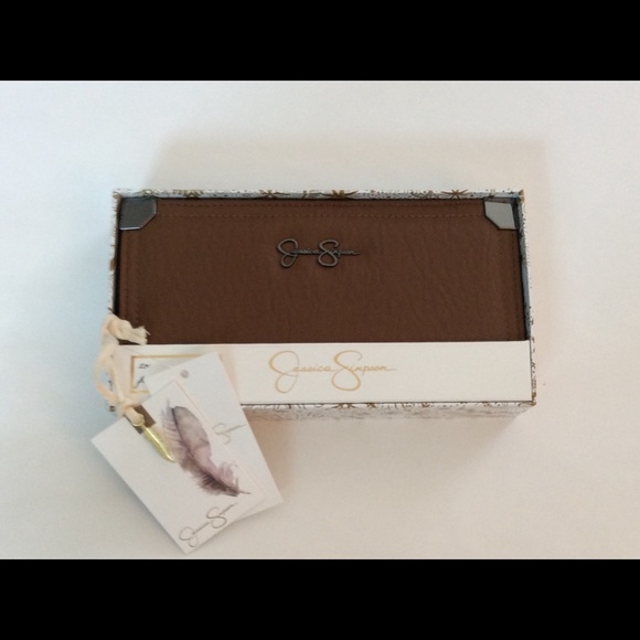 Jessica Simpson Brown Wallet NWT - Picture 2 of 15